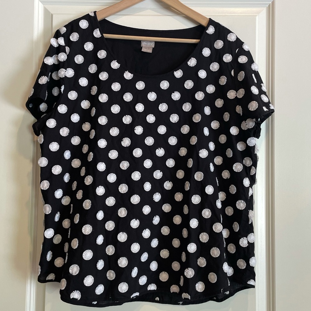 Chicos Women’s Polka Dot Top